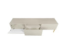 Kasha - Meuble Tv - Pieds Or - 2 Tailles