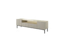Kasha - TV Stand With Niche - Black Feet