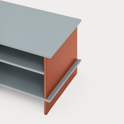 Inari - Table D'Appoint - Gris Perle & Carrelage