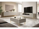 Kasha - Mueble TV con nicho - Patas doradas