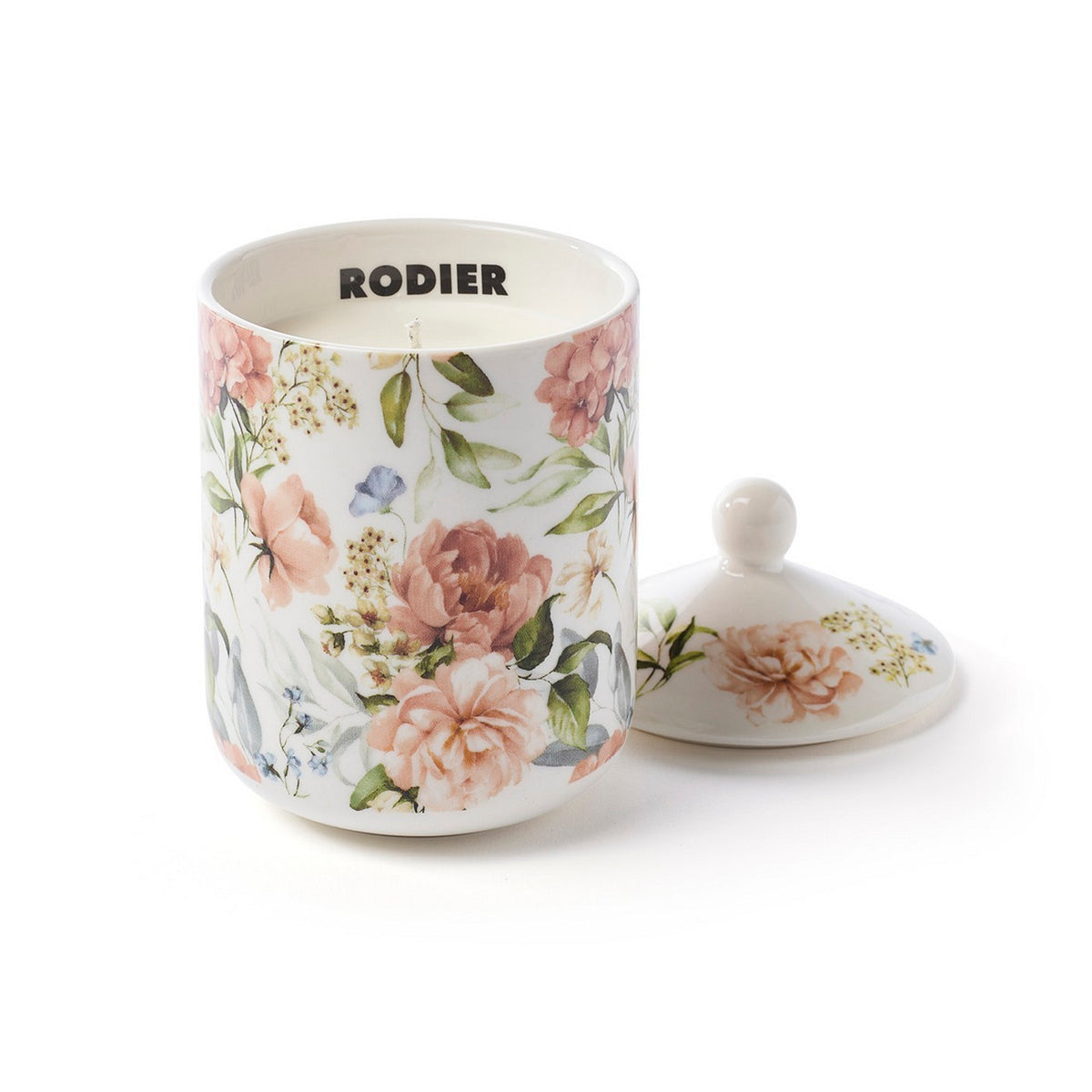 Scented Candle in Porcelain Jar - Jasmine & Ylang - Dutch Flowers