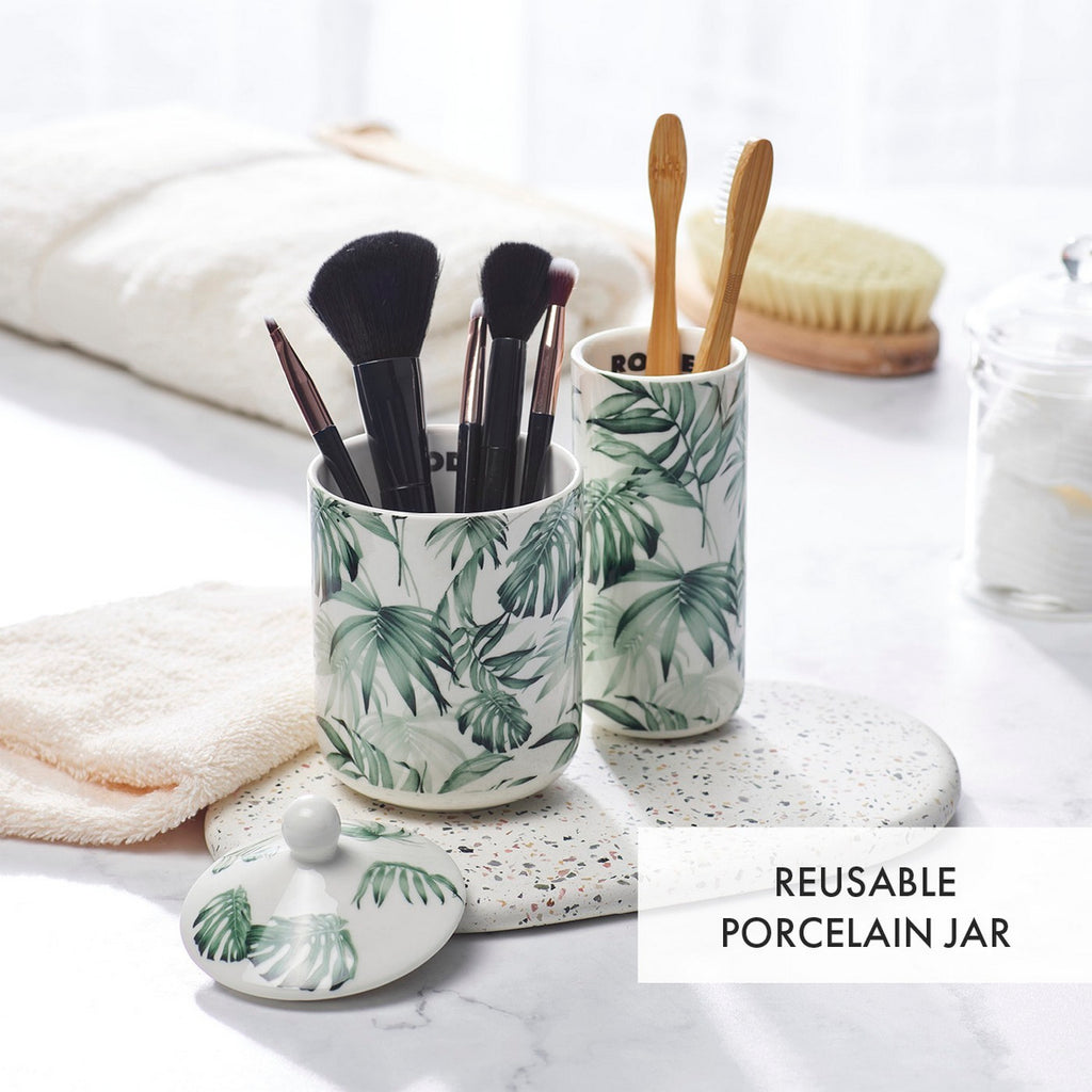 Scented Candle in Porcelain Jar - Jasmine & Ylang - Jungle