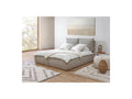 Garance - Cama con arcón con cabecero efecto almohada