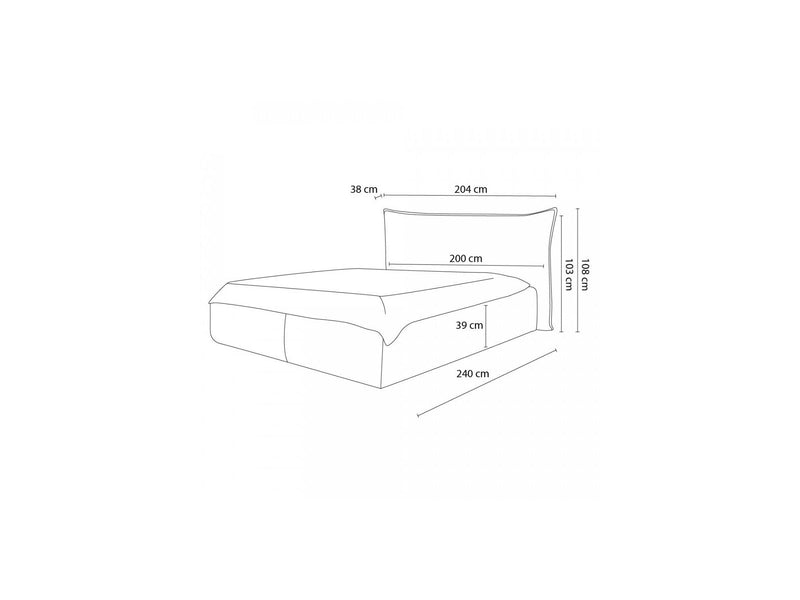Jade - Trunk Bed With Pillow Effect Headboard