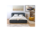 Louise - Ottoman Bed with Padded Headboard
