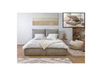 Garance - Cama con arcón con cabecero efecto almohada