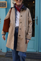 Emma Mid-Long Beige Jacket
