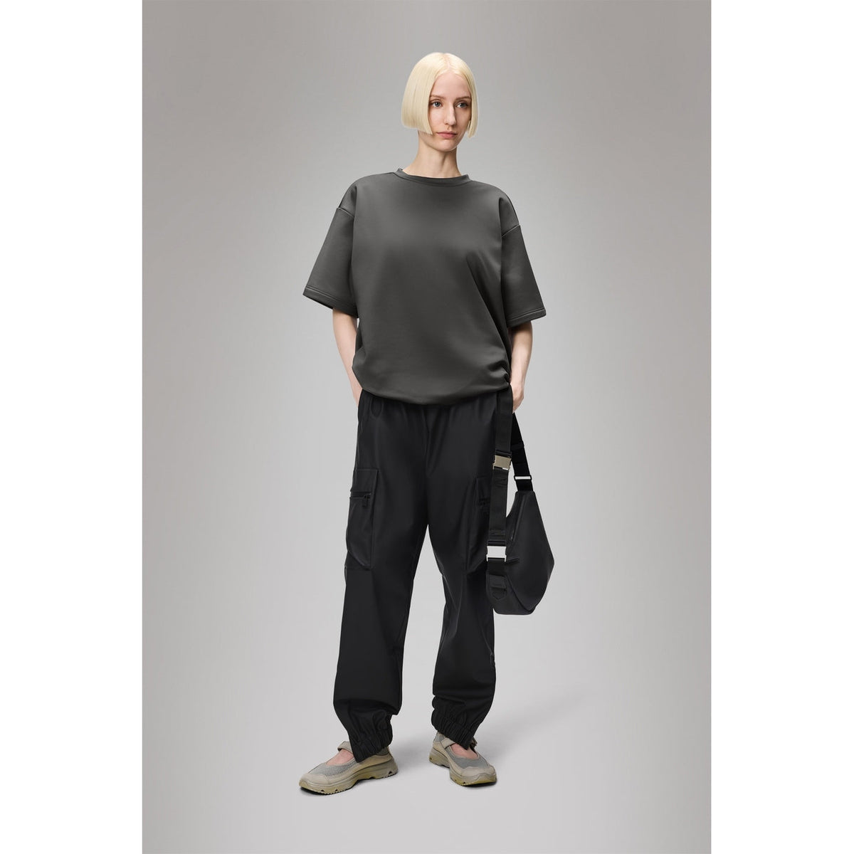 Pantalon Cargo Rain Pants Regular W3 - Black - Mixte