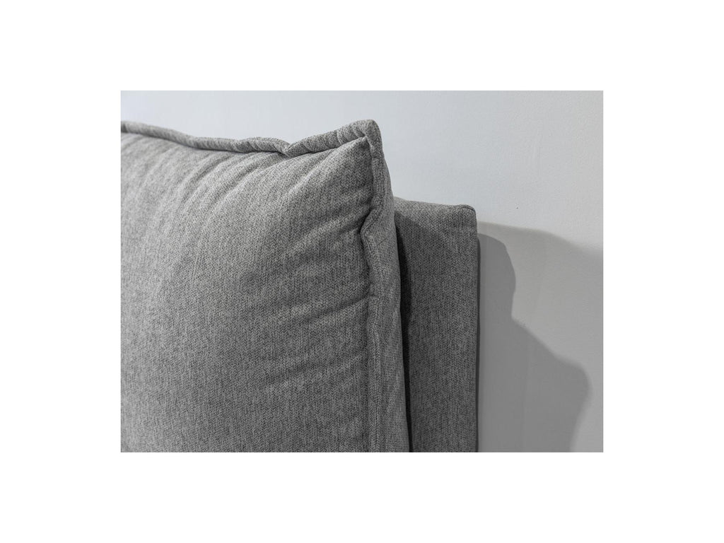 Garance - Cama con arcón con cabecero efecto almohada