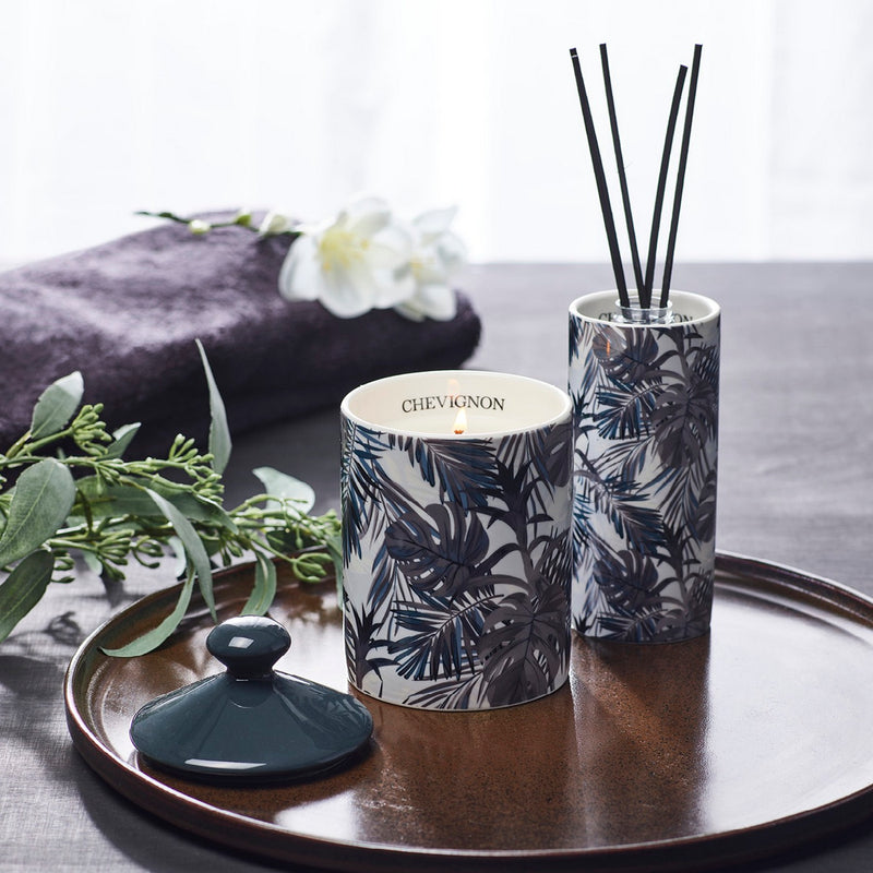 Difusor de Porcelana Jungle - Azul - Jasmine & Ylang