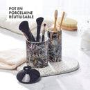 Difusor de porcelana Jungle Monkey - Negro - Jasmine & Ylang