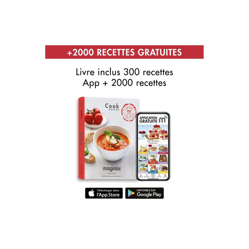 Robot Cuiseur Cook Expert - Rouge