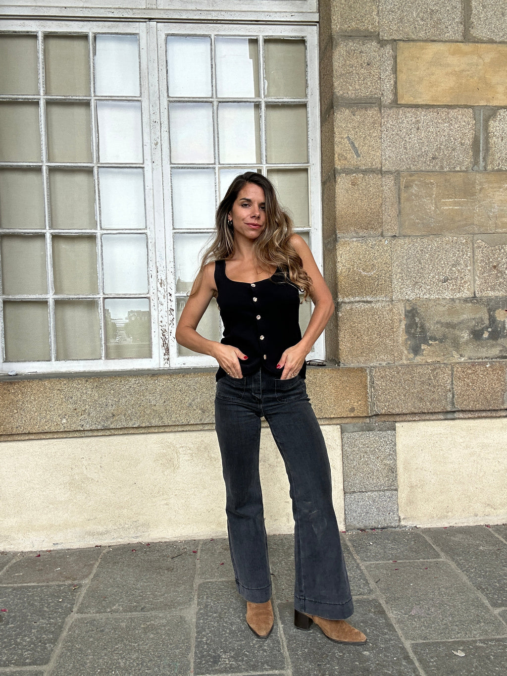 Top Ambre Noir
