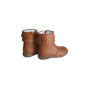 Chaussures Bottines Azylis Très Souples Cuir - Camel - Fille