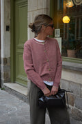 Red/Ecru Striped Clément Vest