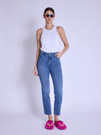 Berenice - Slim Jean - Medium-Blue-Denim