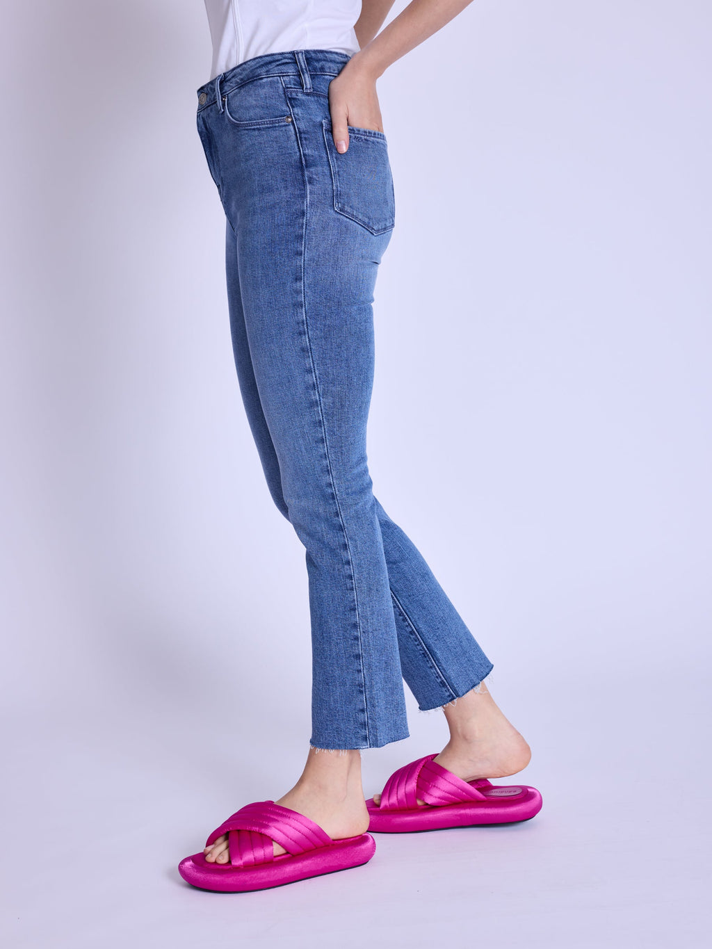 Berenice - Slim Jean - Medium-Blue-Denim