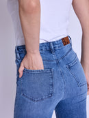 Slim Jeans - Medium-Blue-Denim