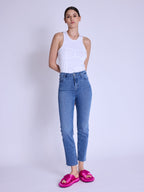 Berenice - Slim Jean - Medium-Blue-Denim
