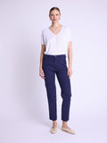 Pantalones casuales lisos - Azul marino