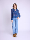 Camisa Con Volante En El Cuello - Holi-Print