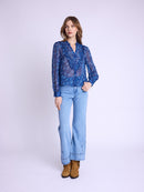 Chemise Avec Volant Sur Le Col - Holi-Print