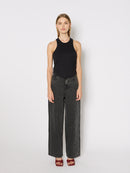 Rd Corset Collar Tank Top - Black