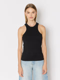 Berenice - Top sin mangas cuello redondo - Black
