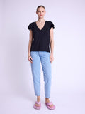 Berenice - Camiseta Mc Cuello Rd Alas - Black