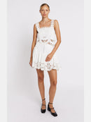 Brode Bottom Short Skirt - White