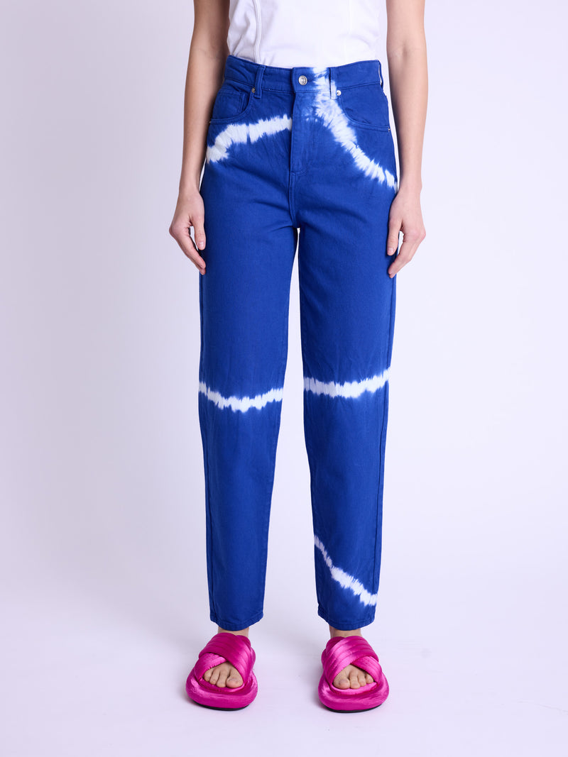 Delave Straight Jeans - Blue-Denim