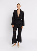 Berenice - Broderie Anglaise Trousers - Black