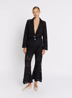 Berenice - Broderie Anglaise Trousers - Black