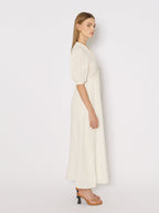 Berenice - Vestido Largo con Trenzas - Off-White