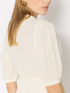 Berenice - Vestido Largo con Trenzas - Off-White
