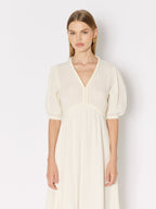 Berenice - Vestido Largo con Trenzas - Off-White
