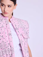 Berenice - Veste Forme Carre - Pink-Bandana-Print