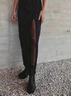 Cut Galaxy Dots Dress