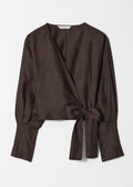 Blouse Es Dot Blouse - Marron
