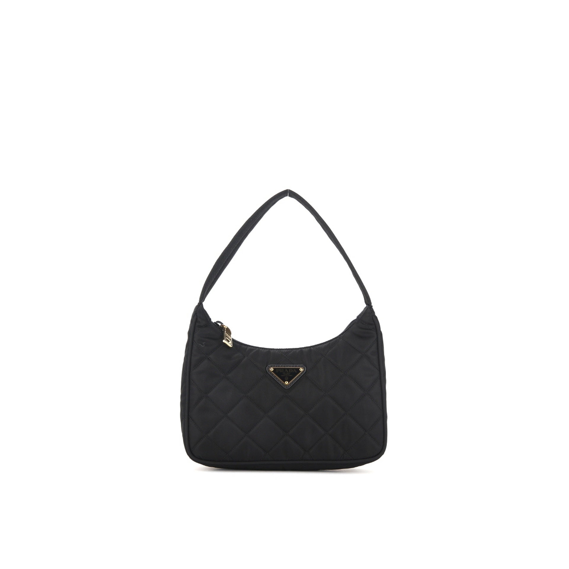 Prada - Bolso bandolera acolchado de Re-Nylon - Mujeres - Negro