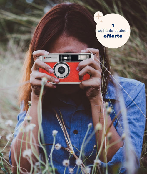 Appareil Argentique 35mm - Rouge - 1 Pellicule Couleur Offerte - Agfaphoto
