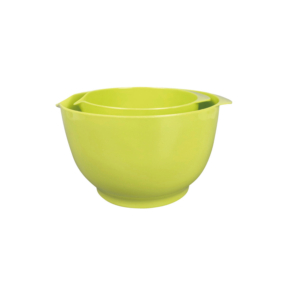 Set De 2 Bols À Mélanger - 18 + 24 Cm - Citron Vert/Blanc