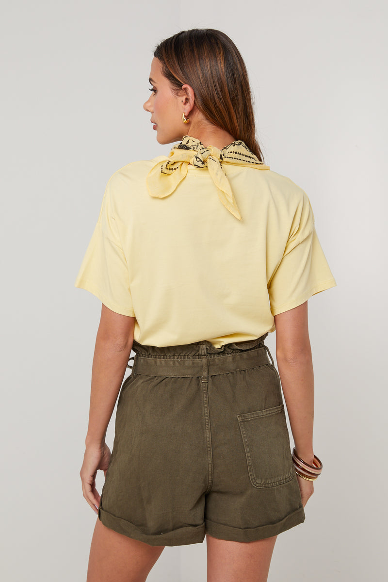 Top Scarf - Yellow - Women