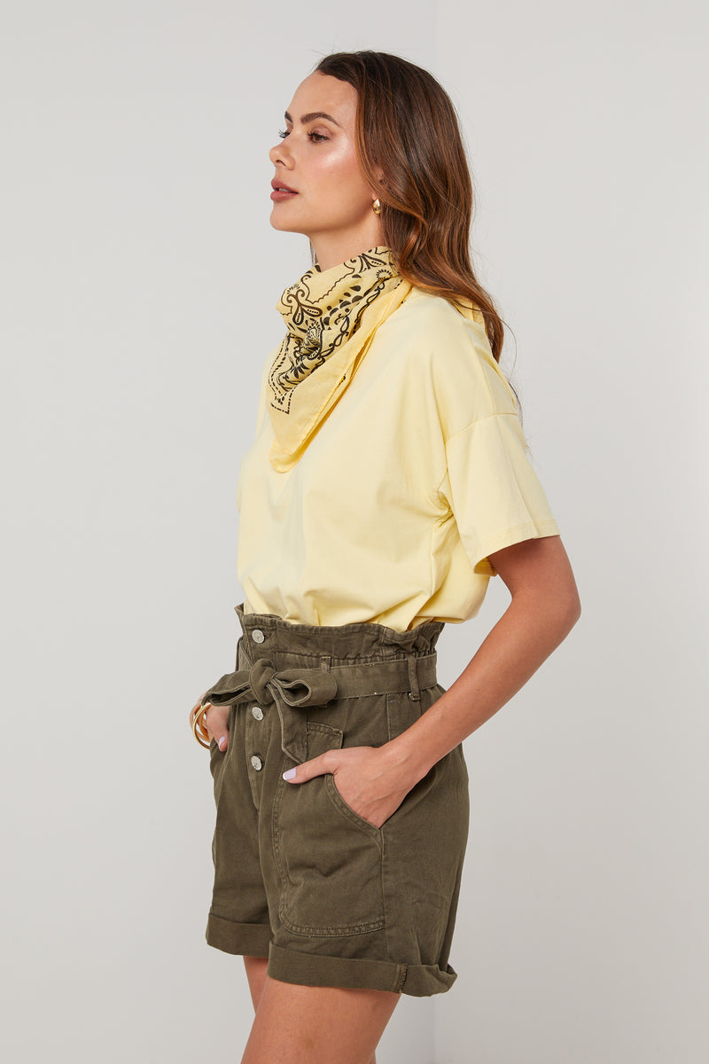 Top Scarf - Yellow - Women