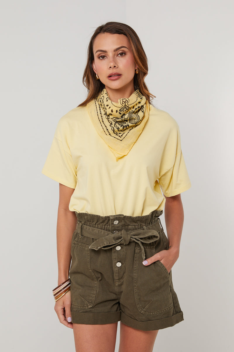 Top Scarf - Yellow - Women