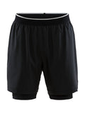 Short 2-En-1 Charge - Noir - Homme