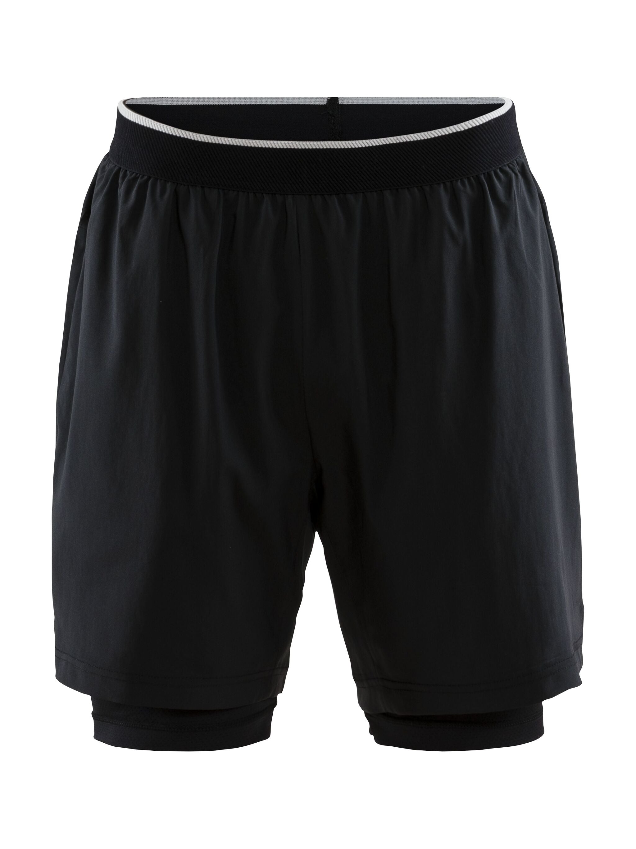 Short 2-En-1 Charge - Noir - Homme