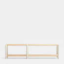 Bona - Étagère 200 Cm 2 Étagères - Chêne & Crème