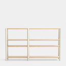 Bona - Étagère 200 Cm 4 Étagères - Chêne & Crème