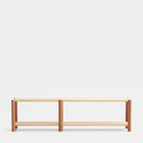 Bona - Étagère 200 Cm 2 Étagères - Chêne & Argile